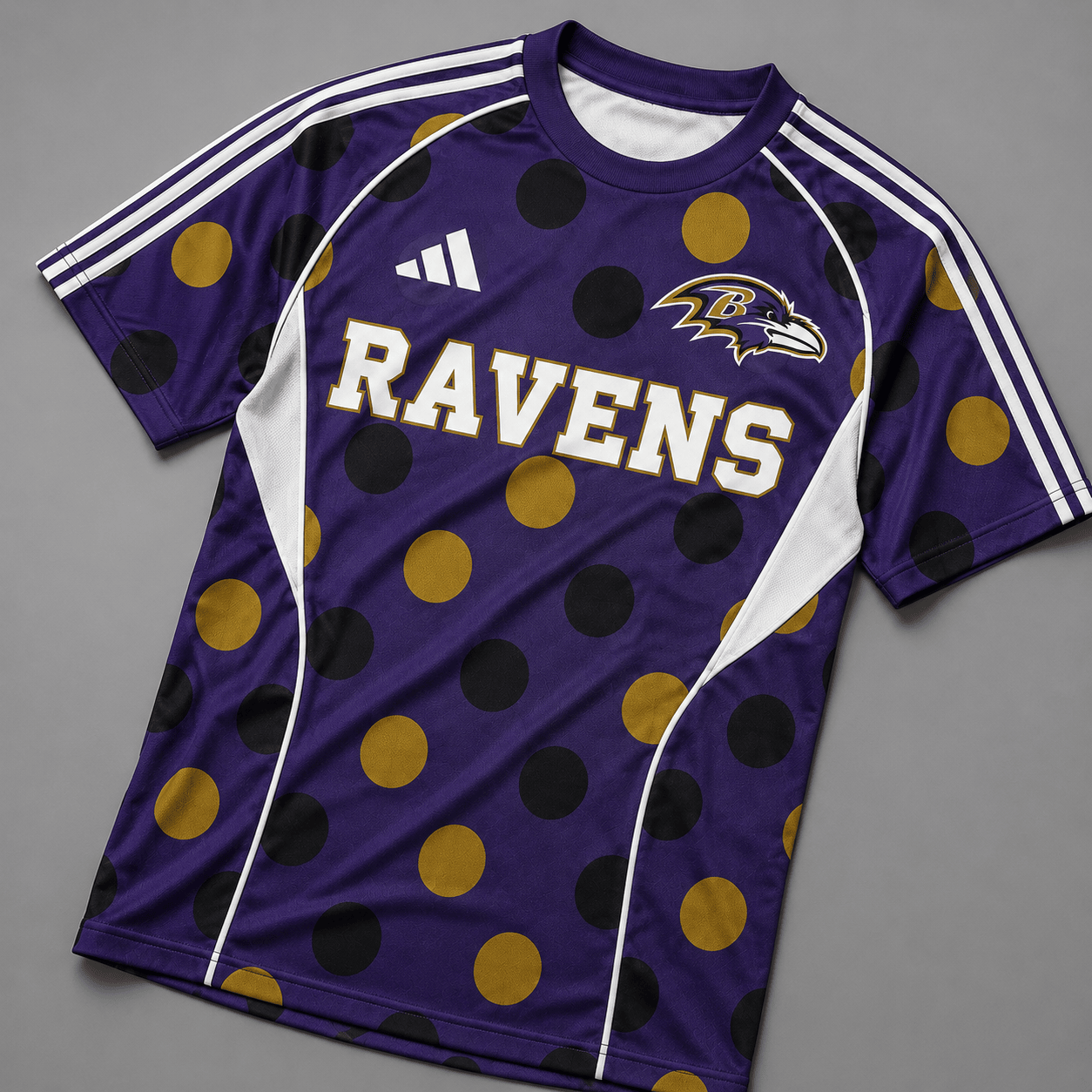 BR Premium NFL Game Day Polka Dot Sports Jersey Shirt