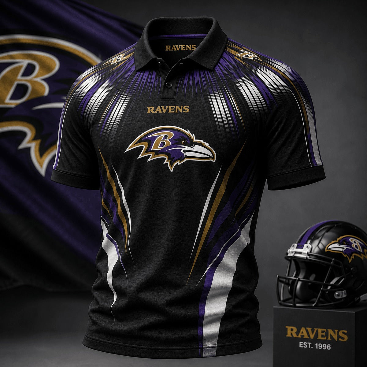 BR Premium NFL Victory Rush Polo Shirt