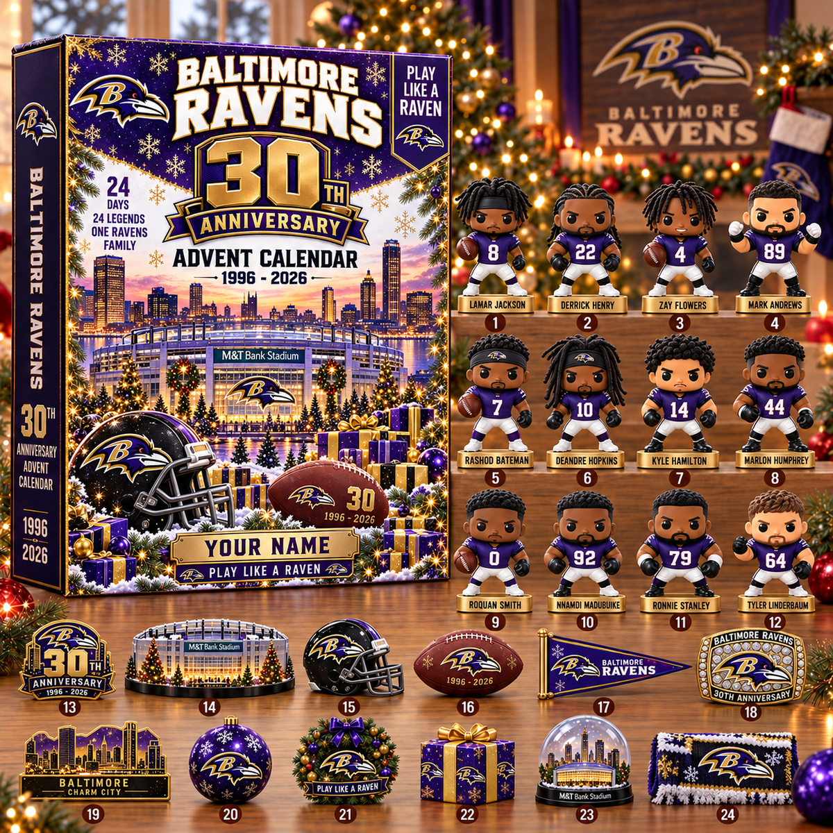 BR x NFL 30th Anniversary 2026 Advent Calendar