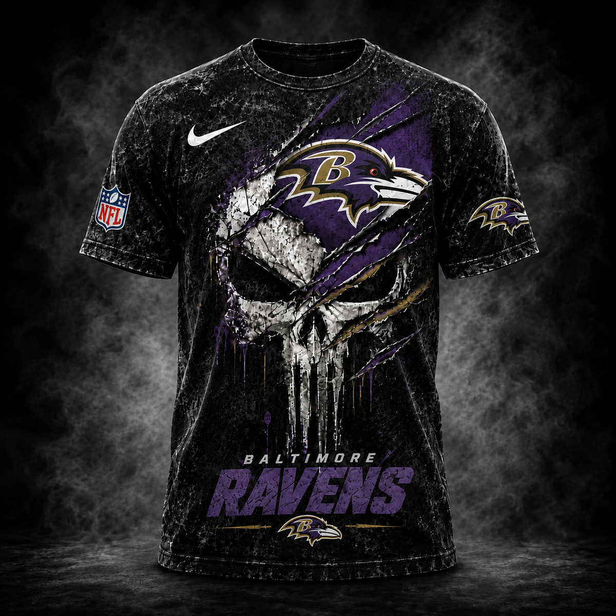 BR x NFL Premium Punisher T-shirt