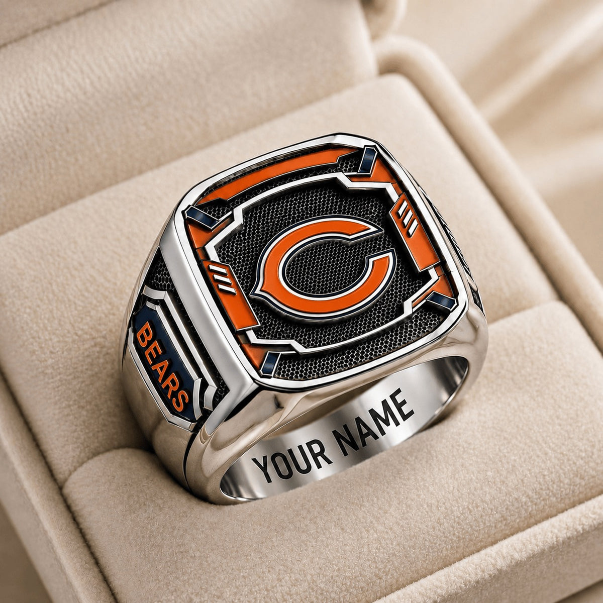 CHI NFL Special Ring Custom Any Name Gift For Fan Love