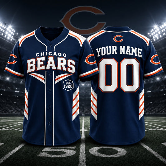 CHI Premium NFL Custom Name and Number Jersey