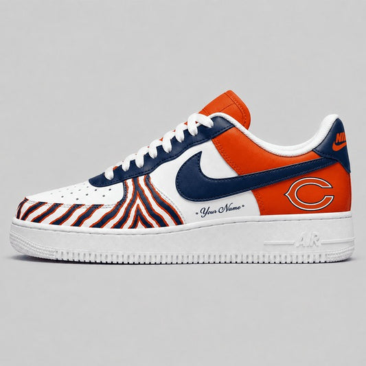 CHI Premium NFL Personalized Low Top AF1 Shoes