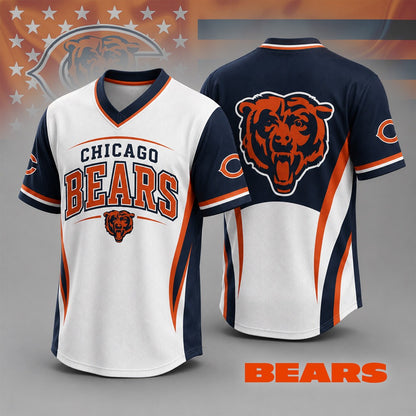 CHI Premium NFL Team Spirit V-Neck Jersey