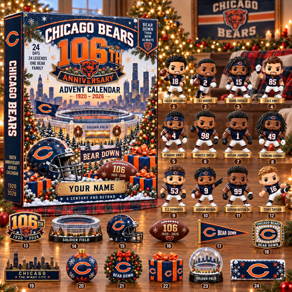 CHI x NFL 106th Anniversary 2026 Advent Calendar