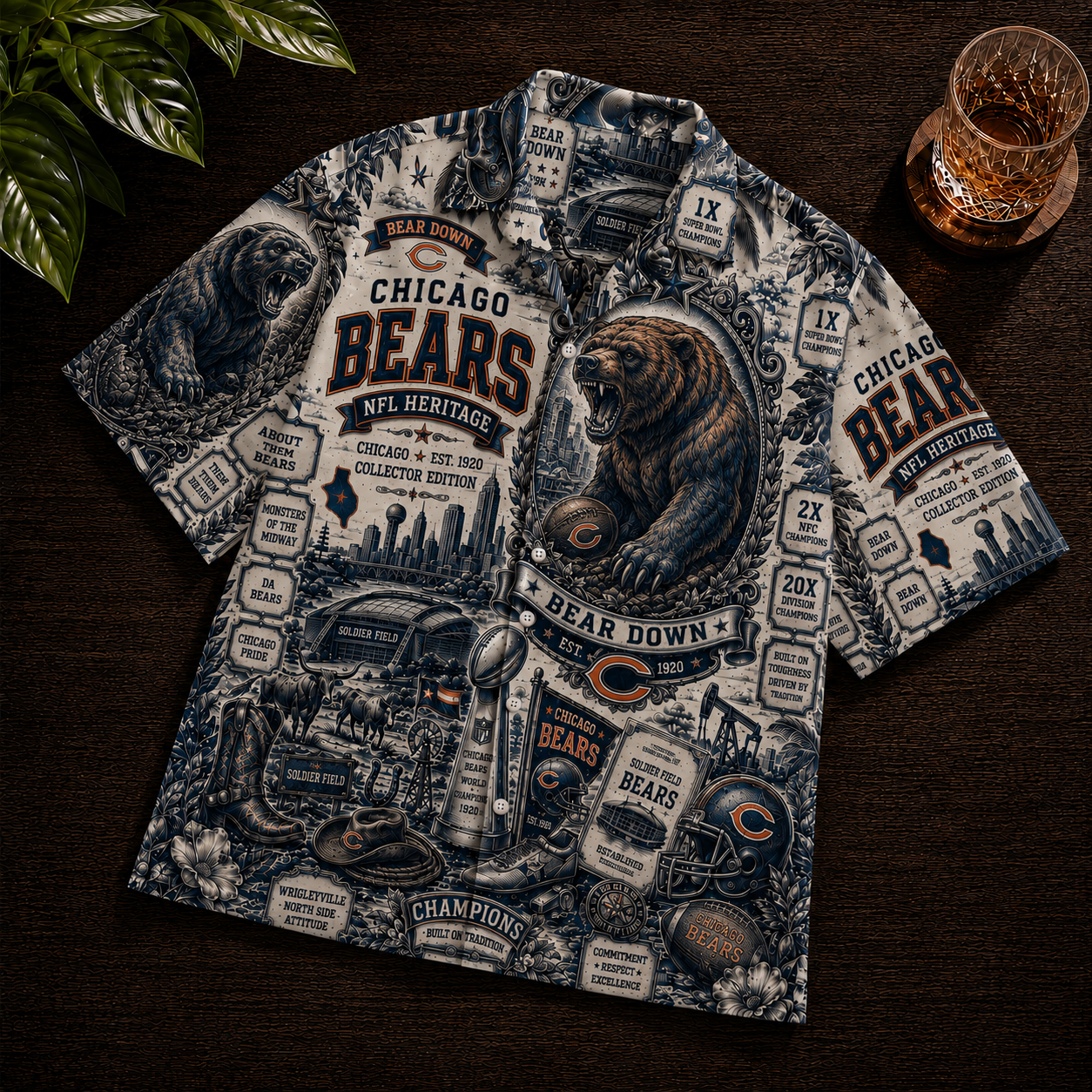 CHI x NFL Premium Chemise Shirt