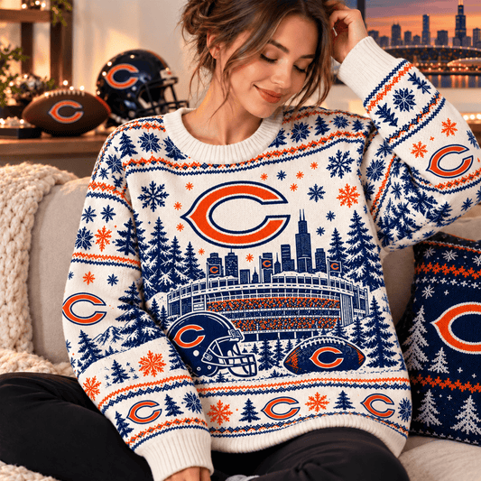 CHI x NFL Ugly Sweater For Fan