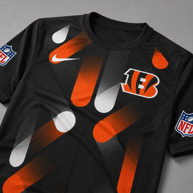 CIN Premium NFL All-Over Print Performance T-Shirt
