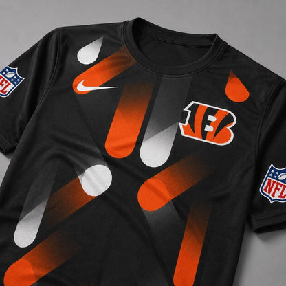 CIN Premium NFL All-Over Print Performance T-Shirt