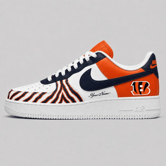 CIN Premium NFL Personalized Low Top AF1 Shoes