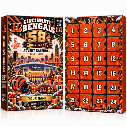CIN x NFL 58th Anniversary 2026 Advent Calendar