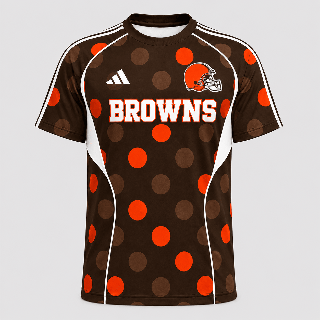 CLE Premium NFL Game Day Polka Dot Sports Jersey Shirt