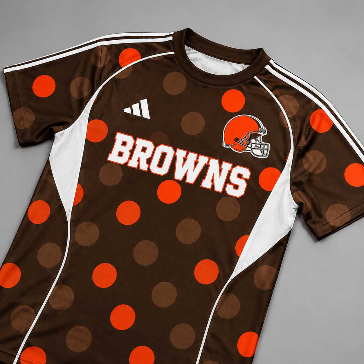CLE Premium NFL Game Day Polka Dot Sports Jersey Shirt