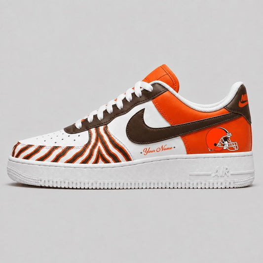 CLE Premium NFL Personalized Low Top AF1 Shoes