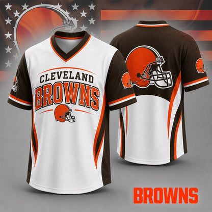 CLE Premium NFL Team Spirit V-Neck Jersey