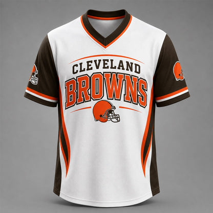 CLE Premium NFL Team Spirit V-Neck Jersey
