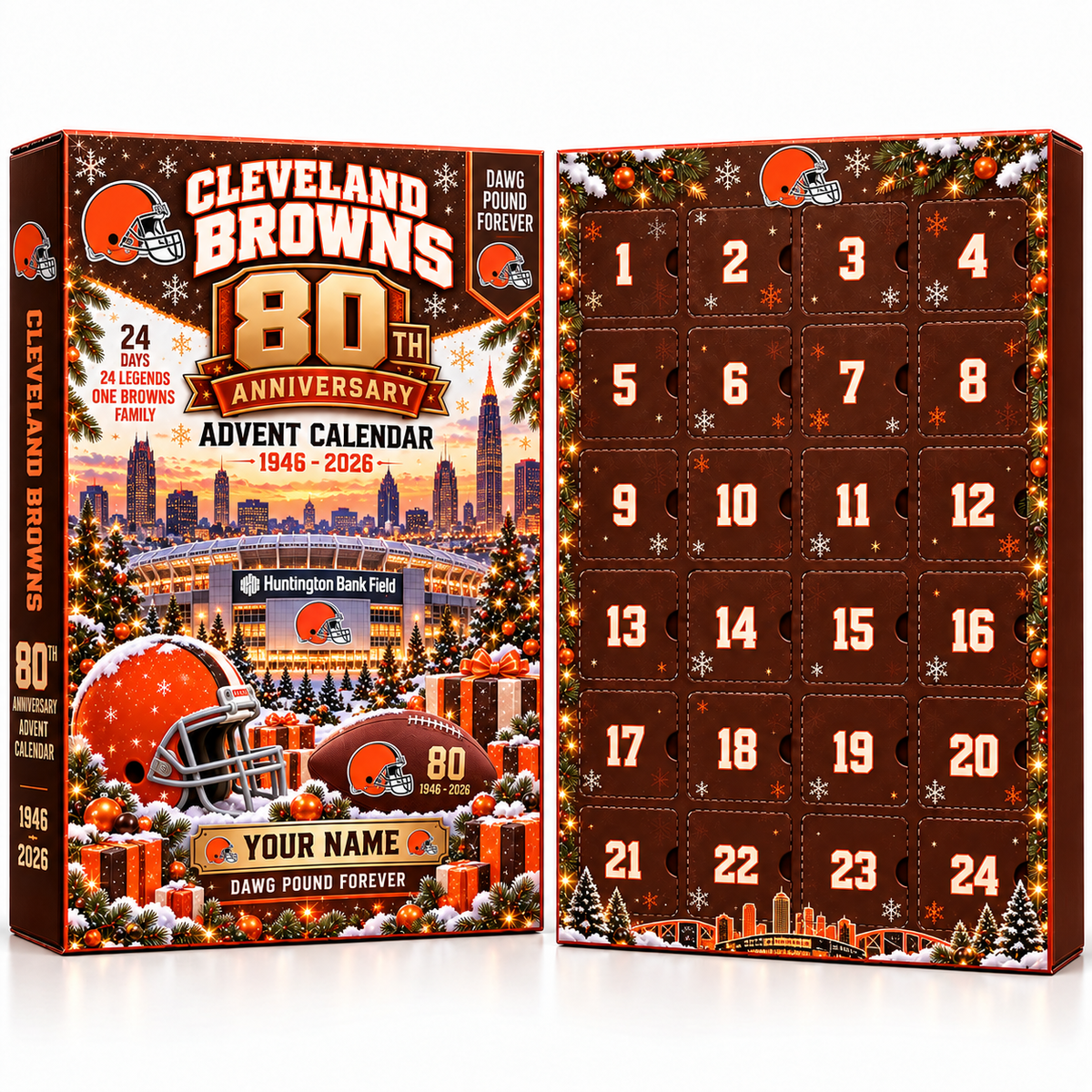 CLE x NFL 80th Anniversary 2026 Advent Calendar