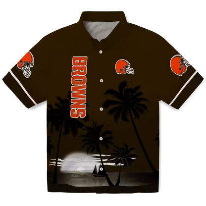 CLE x NFL Hawaiian Shirt ’??? Beach Sunset DATND TANTD 270526