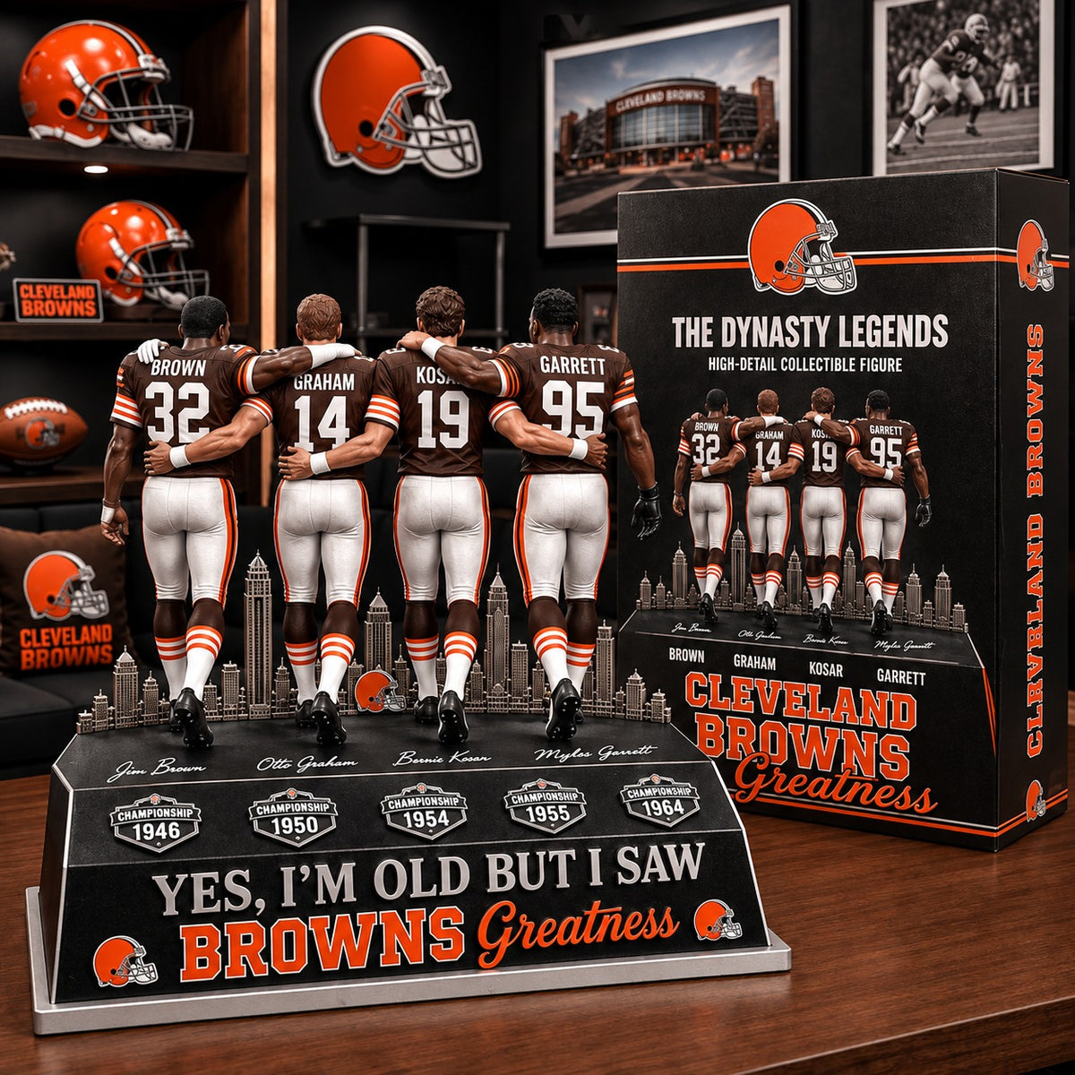 CLE x NFL Personalized Acrylic Block Plaque