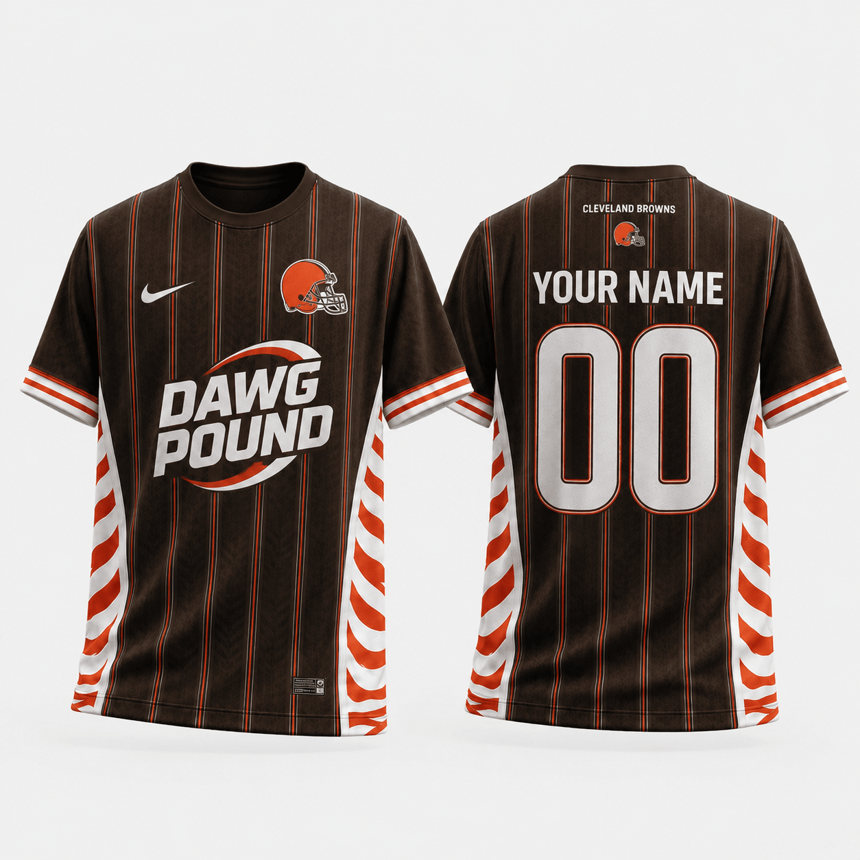 CLE x NFL Personalized T-Shirt for Football Fans