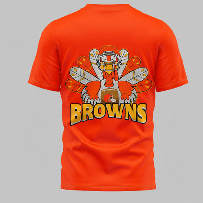 CLE x NFL Thanksgiving 3D Shirt