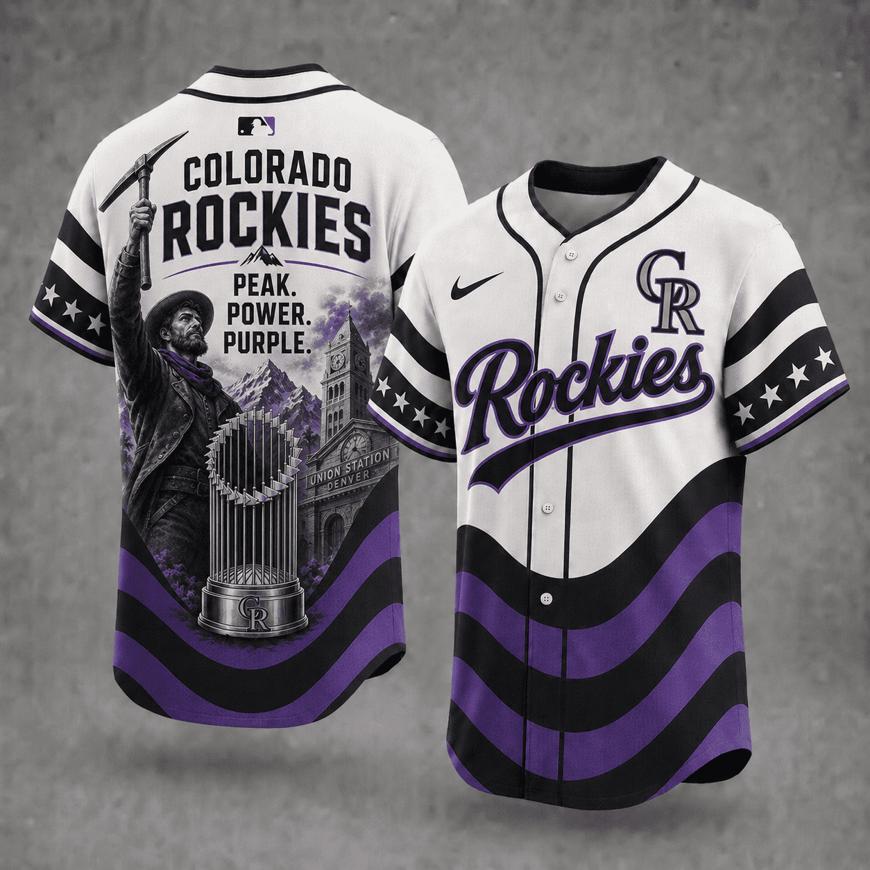 COL x MLB Premium Baseball Jersey Gift For Fan
