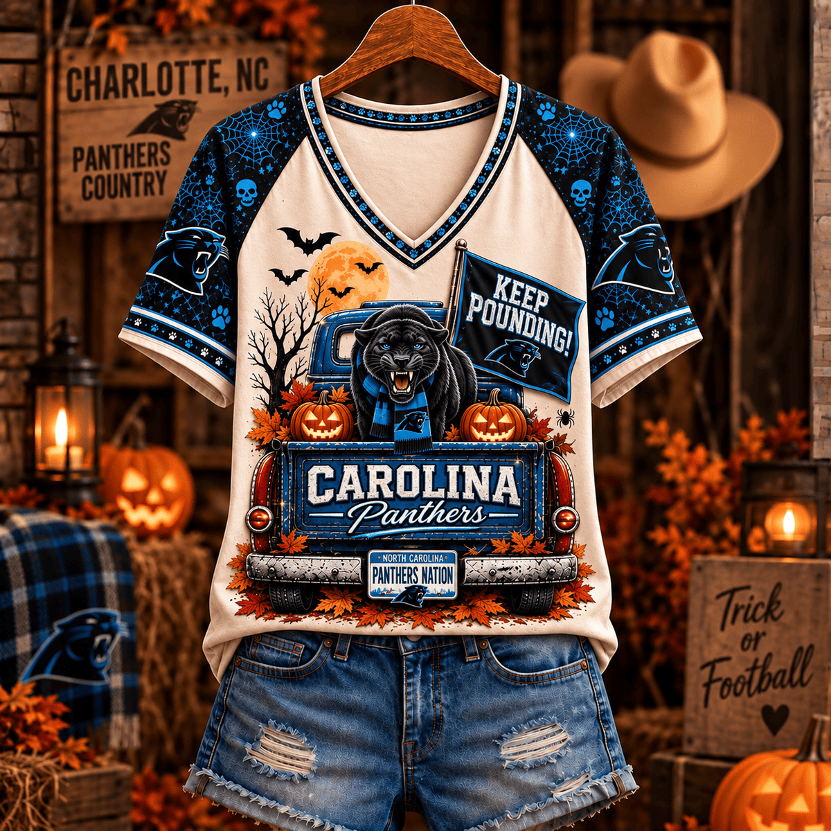 CP Premium Halloween V-Neck T Shirt Gift For Fan