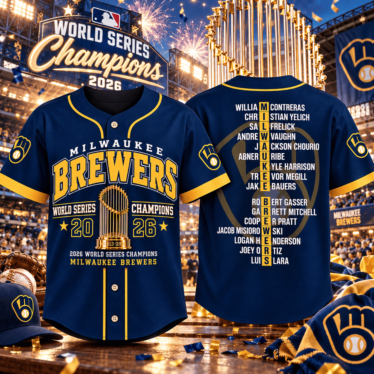 Champion MLB x MIL World Series Jersey