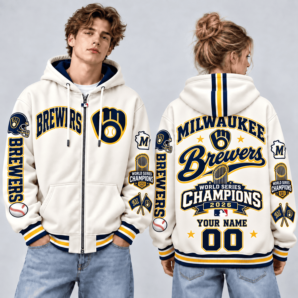 Champion MLB x MIL World Series V1 Jacket Hoodie