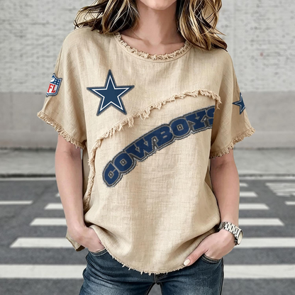 DAL x NFL Women’???s Vintage O-Neck 2905 DatND DVT