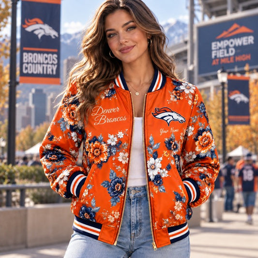 DB NFL Baseball Jacket Custom Name For Fan