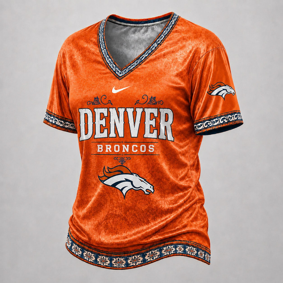 DB Premium NFL Classic Floral Satin Shirt