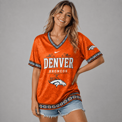 DB Premium NFL Classic Floral Satin Shirt