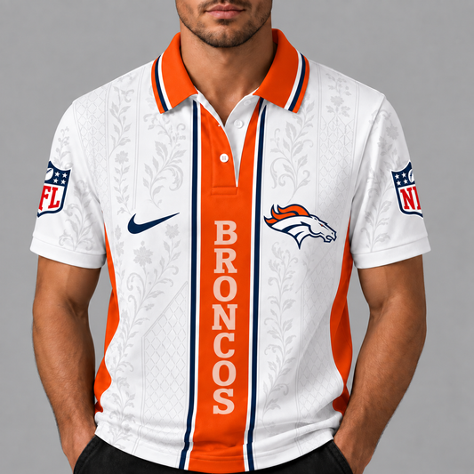 DB Premium NFL Floral Elegance Men‘s Polo Shirt