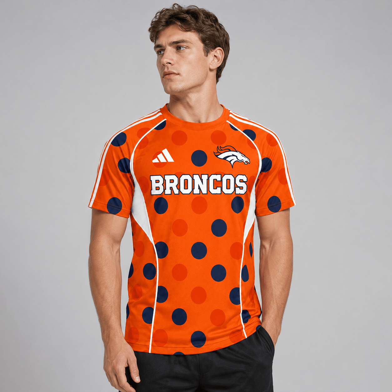 DB Premium NFL Game Day Polka Dot Sports Jersey Shirt