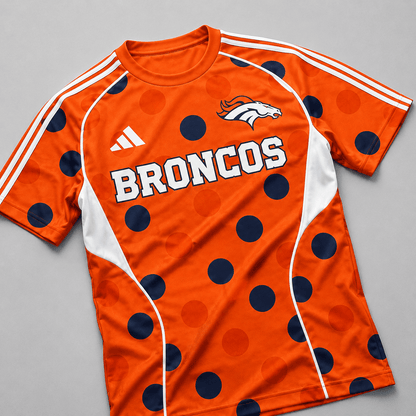 DB Premium NFL Game Day Polka Dot Sports Jersey Shirt