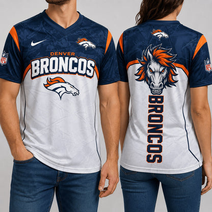 DB Premium NFL Power Graphic 3D V-neck Shirt