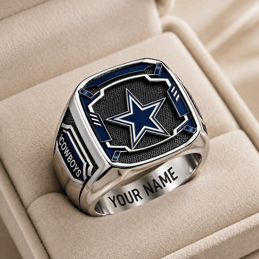 DC NFL Special Ring Custom Any Name Gift For Fan Love