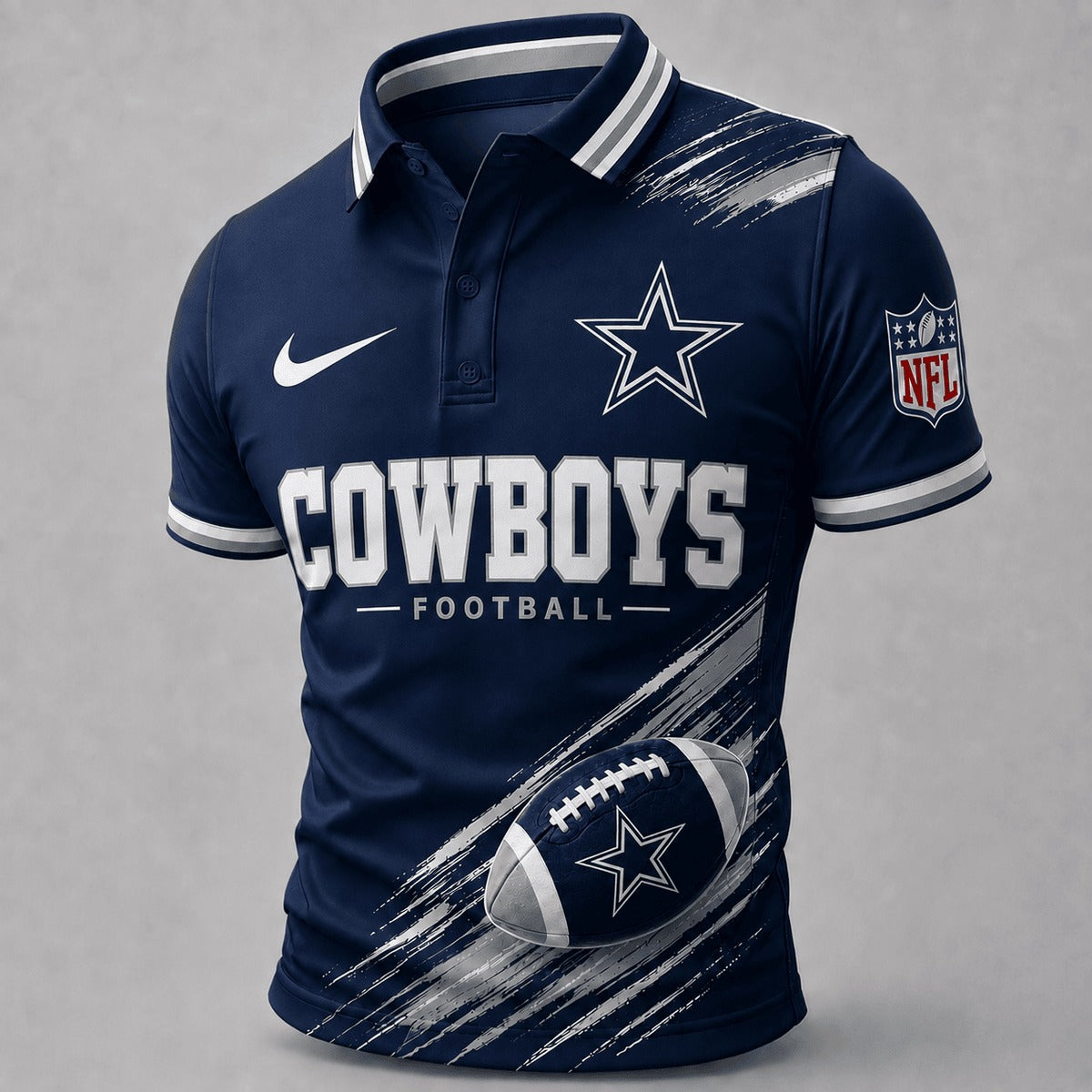 DC Premium NFL Dynamic Gridiron Style Polo