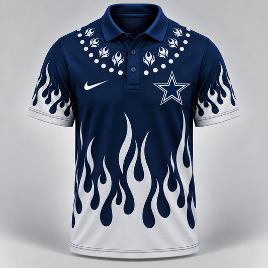 DC Premium NFL Flame Performance Polo Shirt