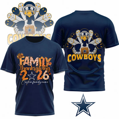 DC x NFL Thanksgiving 3D Shirt