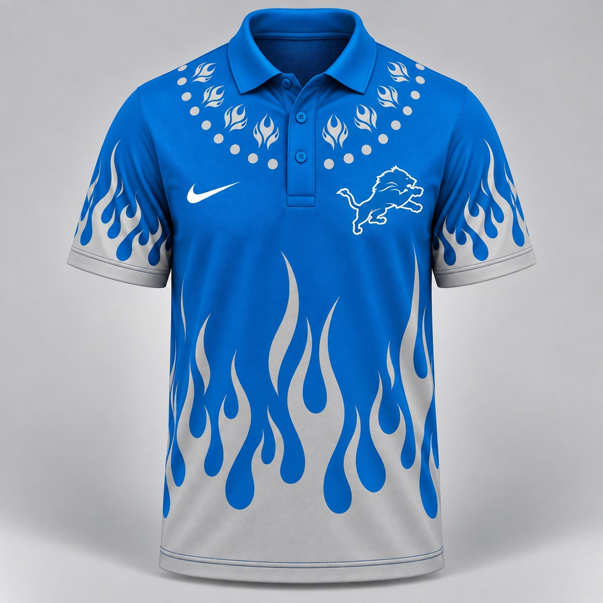 DL Premium NFL Flame Performance Polo Shirt