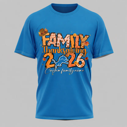 DL x NFL Thanksgiving 3D Shirt