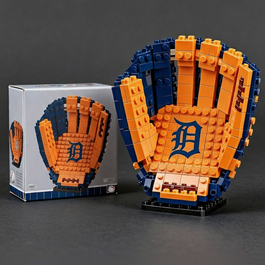 DT x MLB Teams Premium Baseball Glove Building Block Set