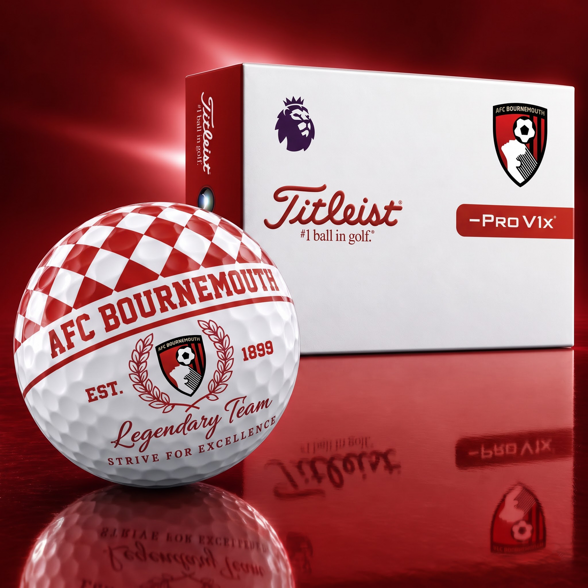 Exclusive EPL x BOU Legendary Team V6 Golf Ball