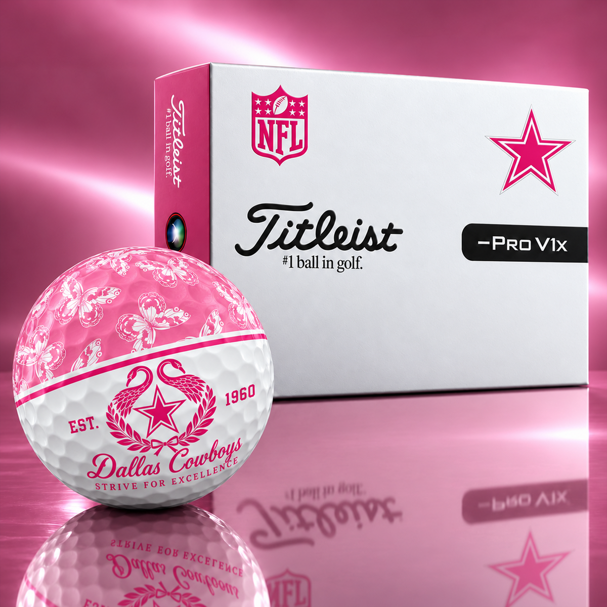 Exclusive Elegant NFL x DAL Golf Ball