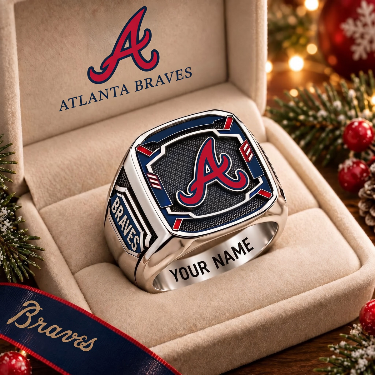 Exclusive MLB x ATL Personalized Name Ring