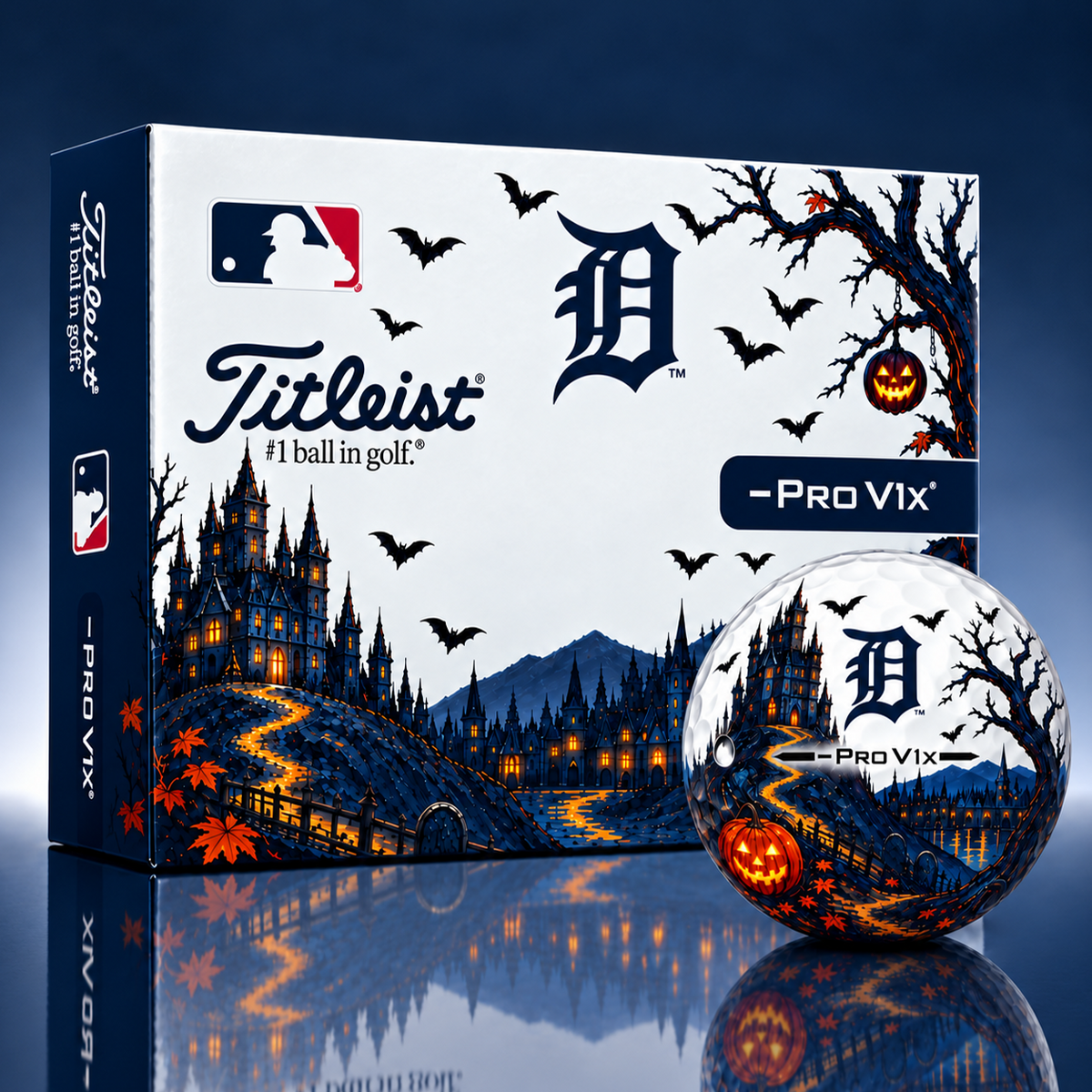 Exclusive MLB x DET Halloween V3 Golf Ball HLP HLPHUONG 170926