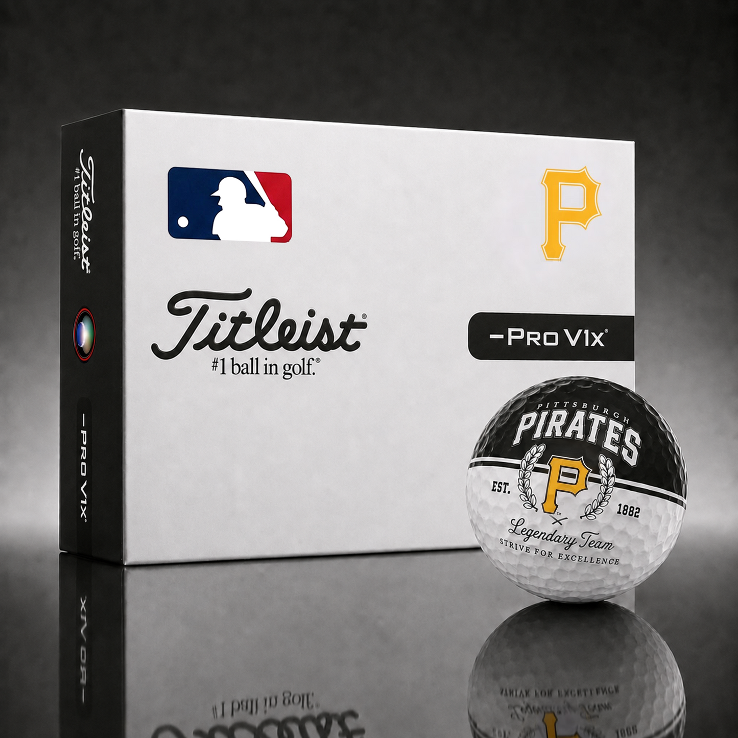 Exclusive MLB x PIT Legendary Team Golf Ball