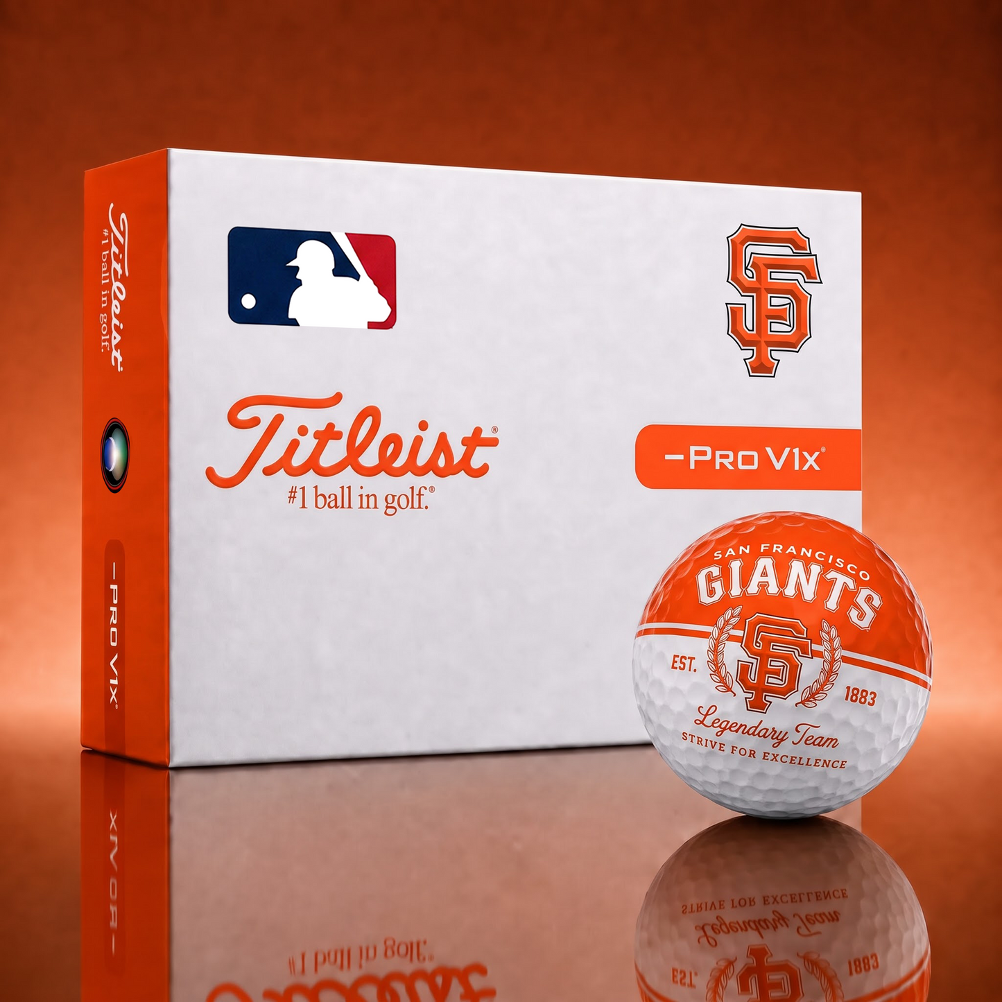 Exclusive MLB x SF Legendary Team Golf Ball